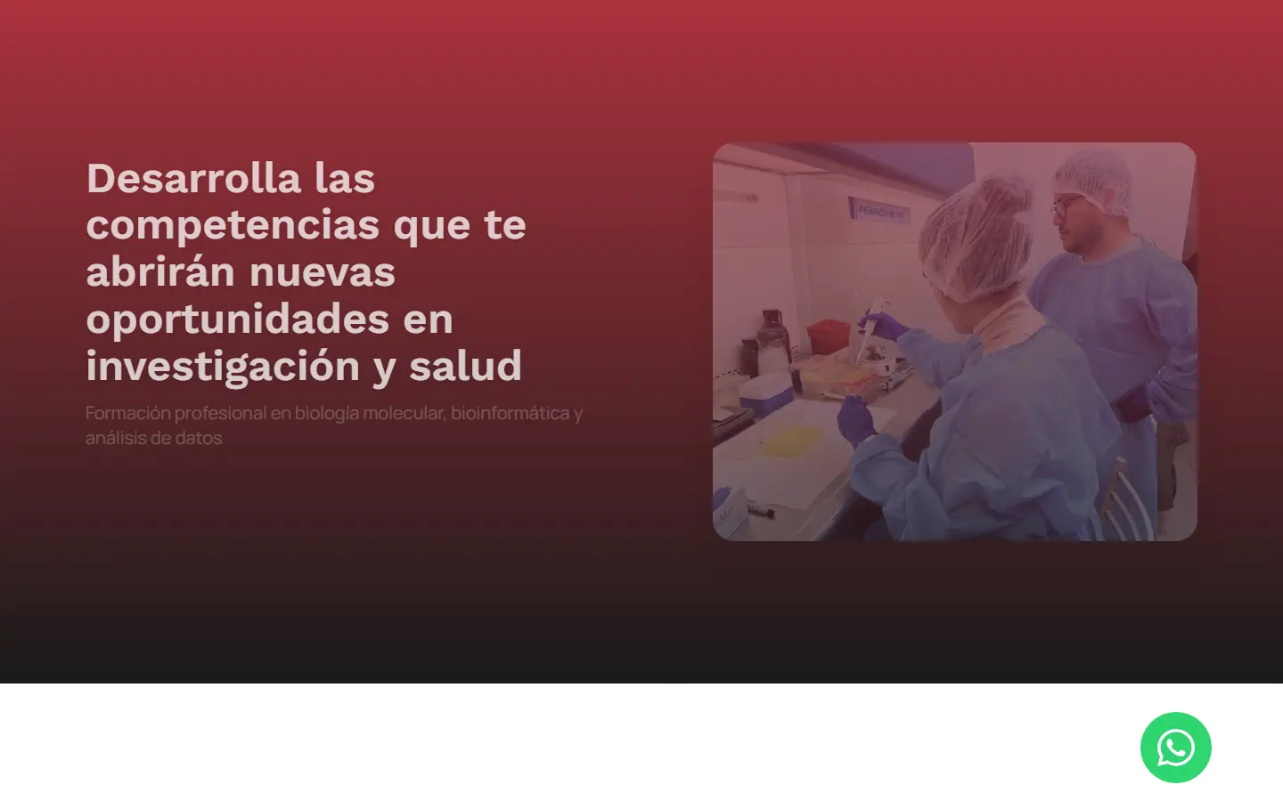 Sitio de Biotraining Academy